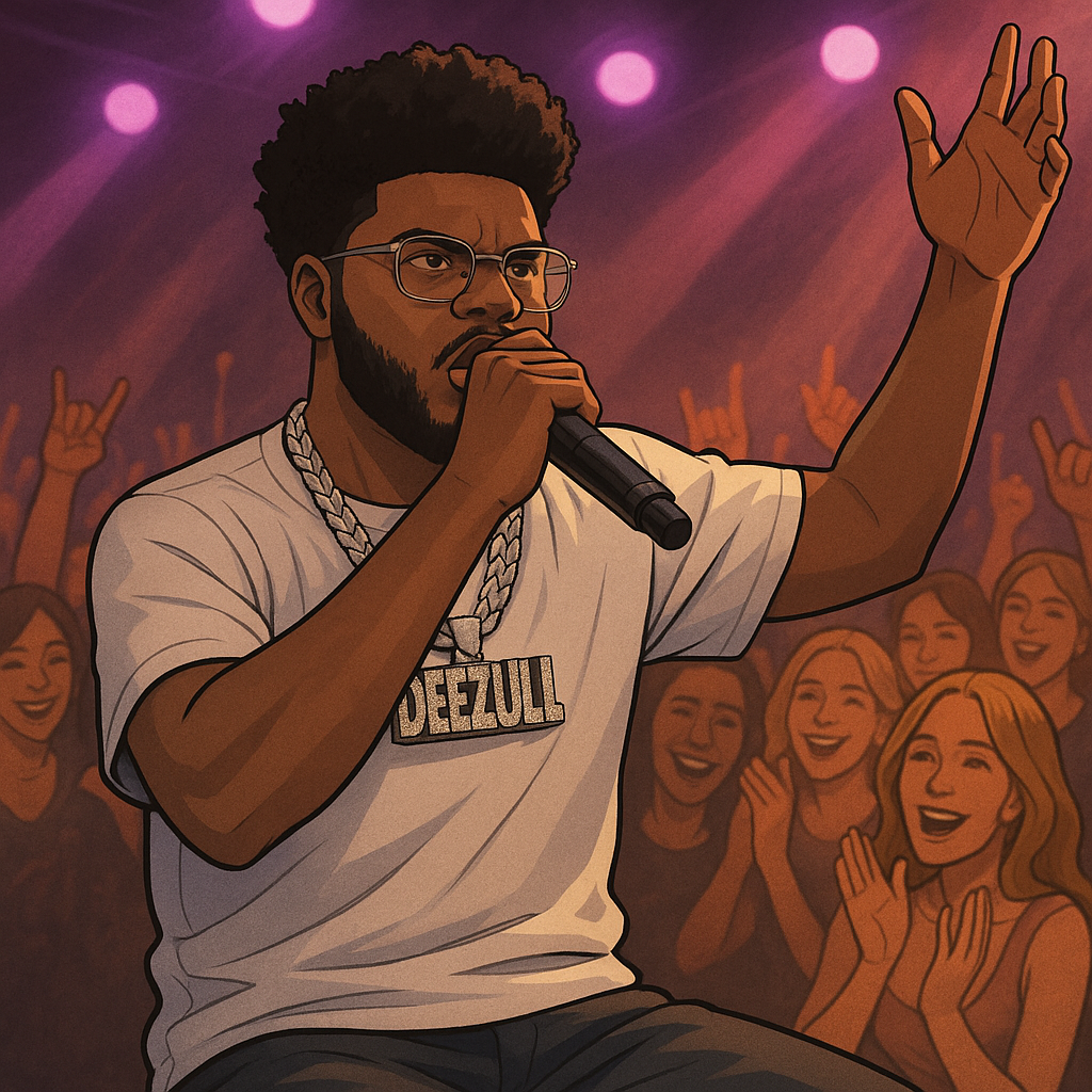 Animated version Artist Lil Deezull Performing Love Song